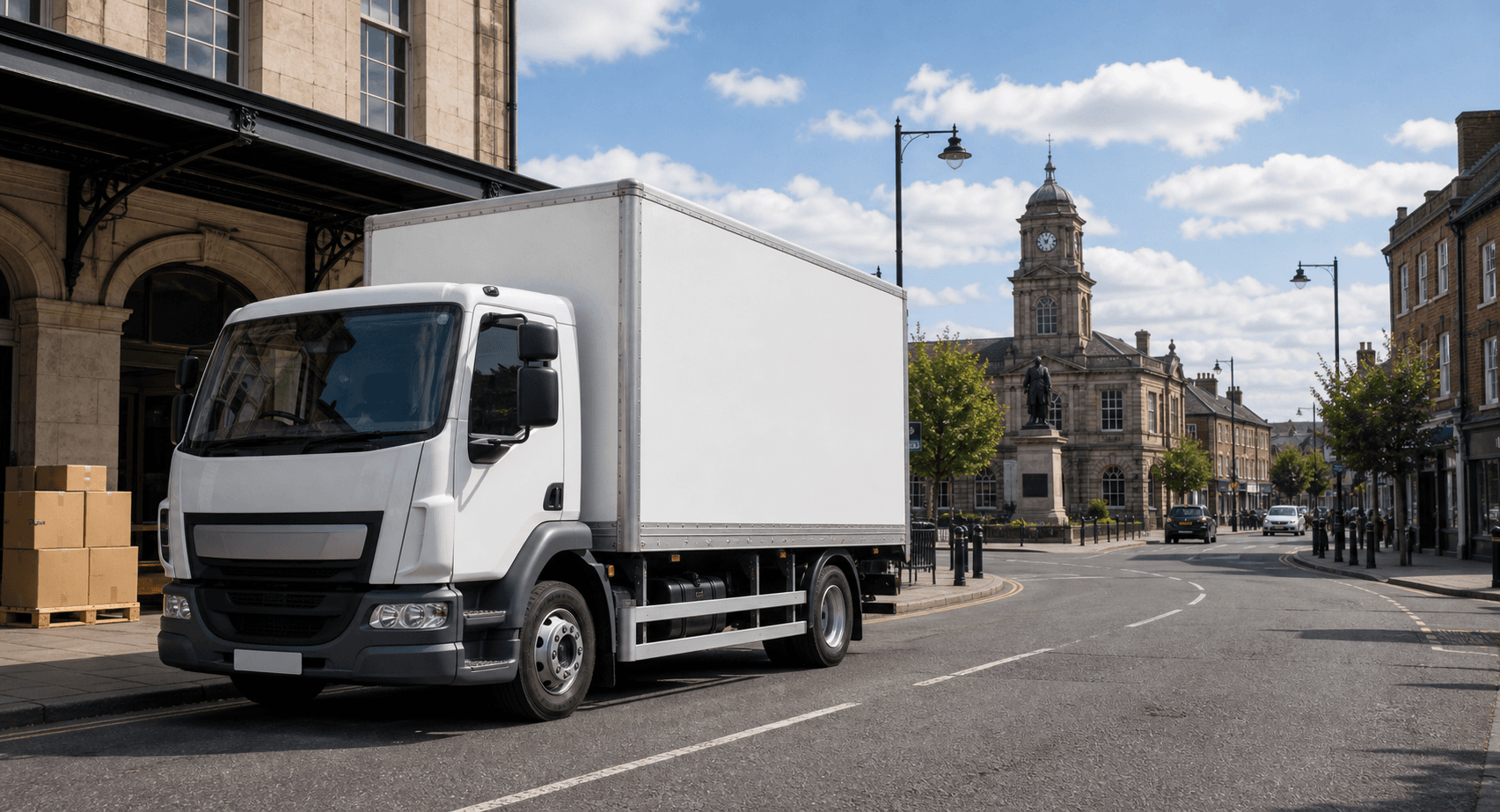 Self-drive truck ready for practical haulage work in Chesterfield