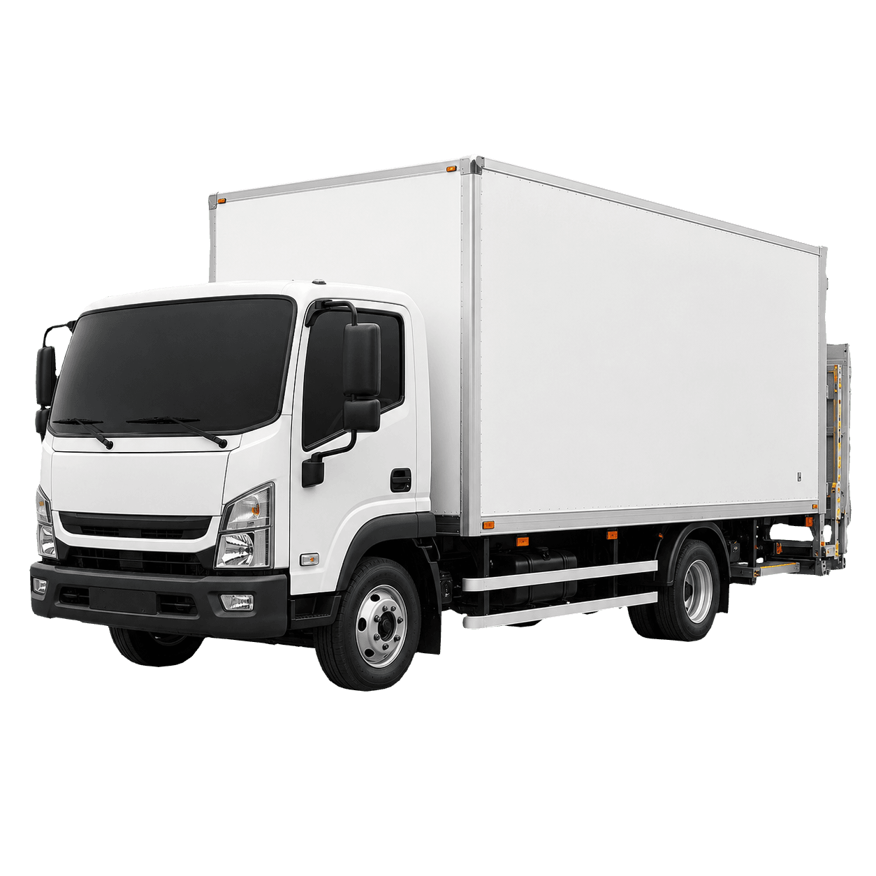 7.5 tonne box truck with tail lift for Chesterfield work