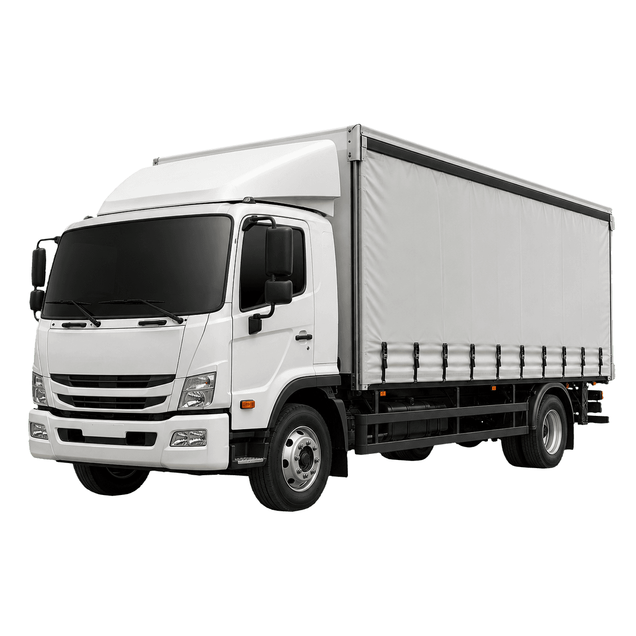 7.5 tonne curtain-side truck for Chesterfield transport jobs