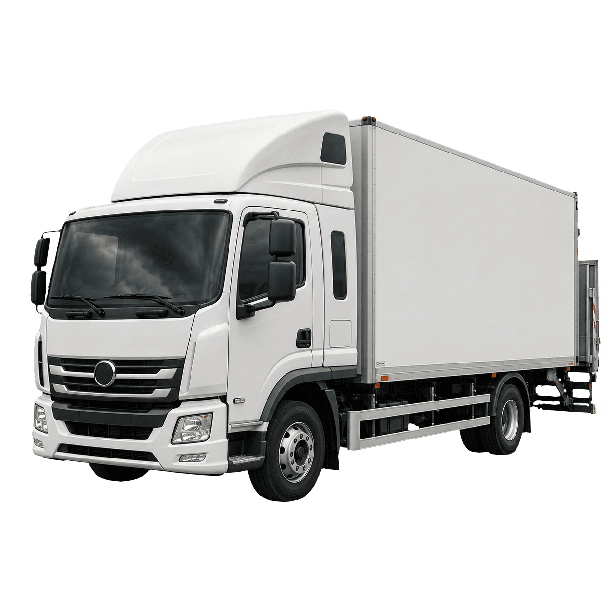 7.5 tonne sleeper tail-lift truck available from the Chesterfield fleet